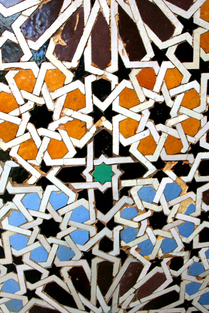 伊斯兰风格的图案瓷砖图片下载