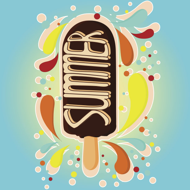 雪糕与夏铭文图片下载