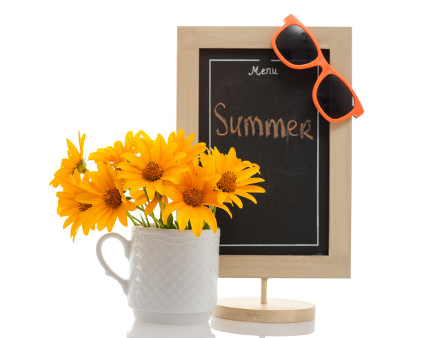 夏季菜单黑板图片下载