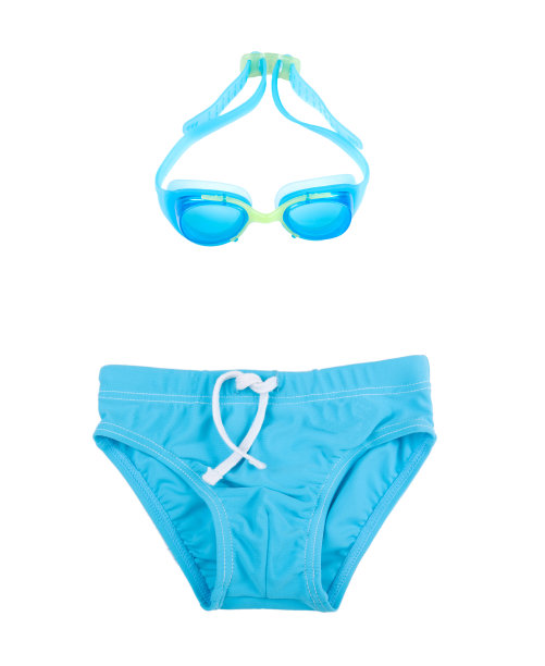 泳镜和孩子图片下载