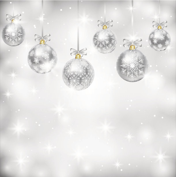 银色装饰物图片下载