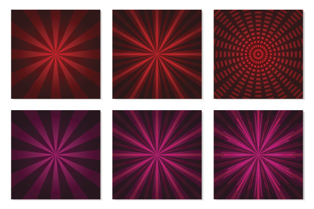 摘要星爆红背景。放射线在设置。图片下载
