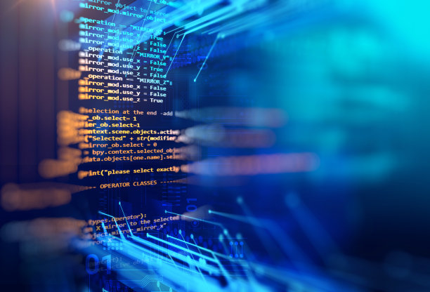 编程代码抽象技术背景图片下载