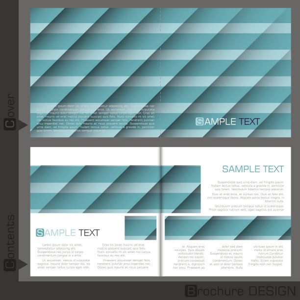 宣传册设计模板。图片下载