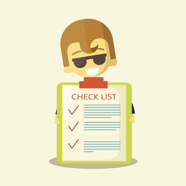 手持清单的快乐商人：一切顺利图片下载