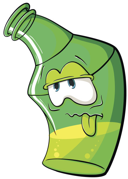 插图与可爱的卡通形象简单的梯度图片下载