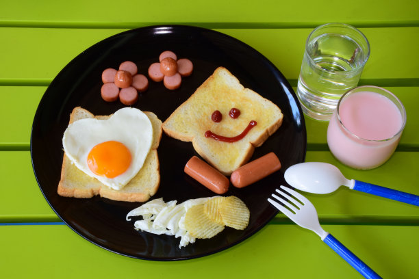 微笑的早餐图片下载