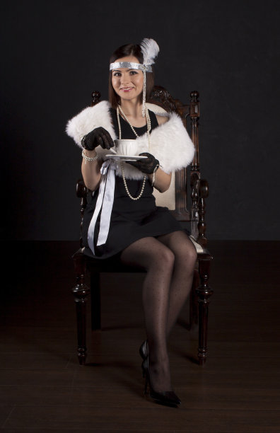 盖茨比风格的女孩图片下载