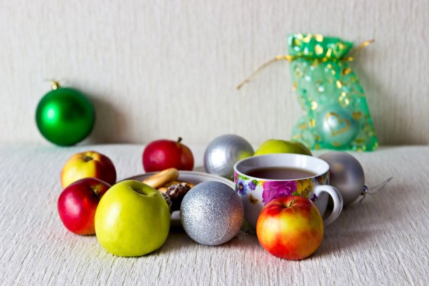 丰富多彩的圣诞节组成图片下载