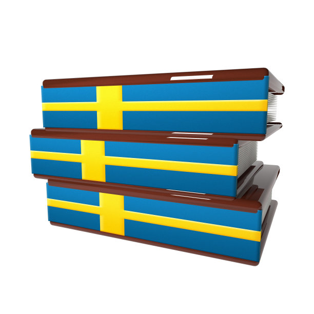 瑞典书孤立于白色之上图片下载