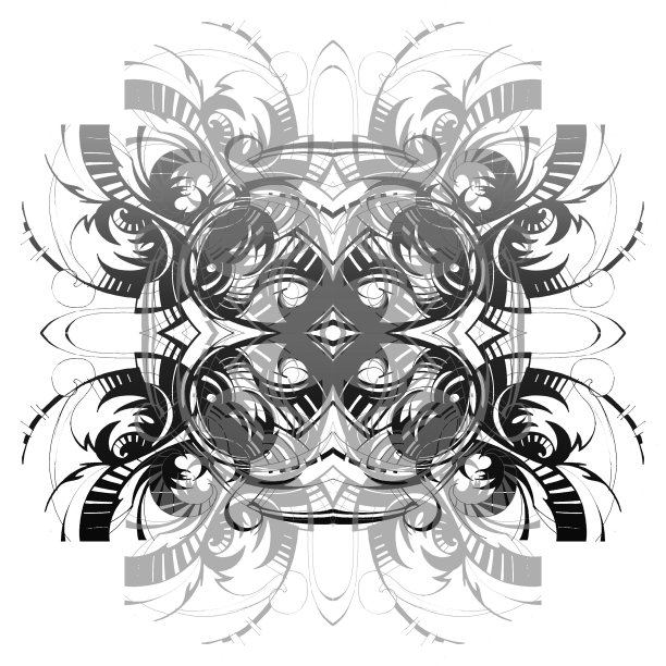 曼陀罗，迷幻的几何图案图片下载