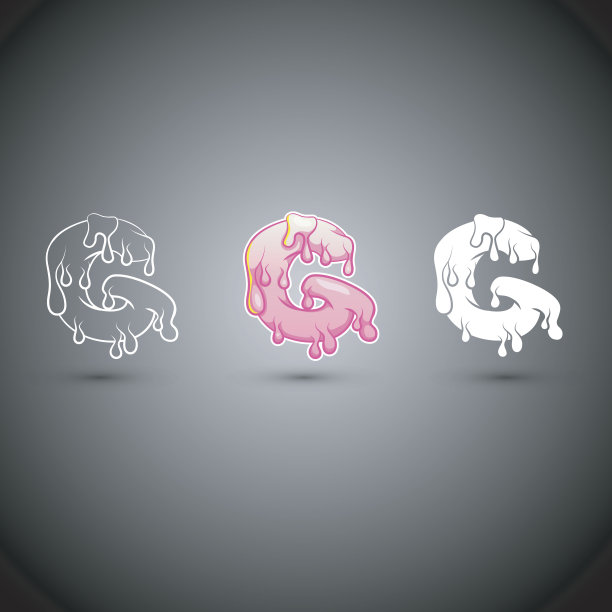 灰色背景下的字母拼图图片下载