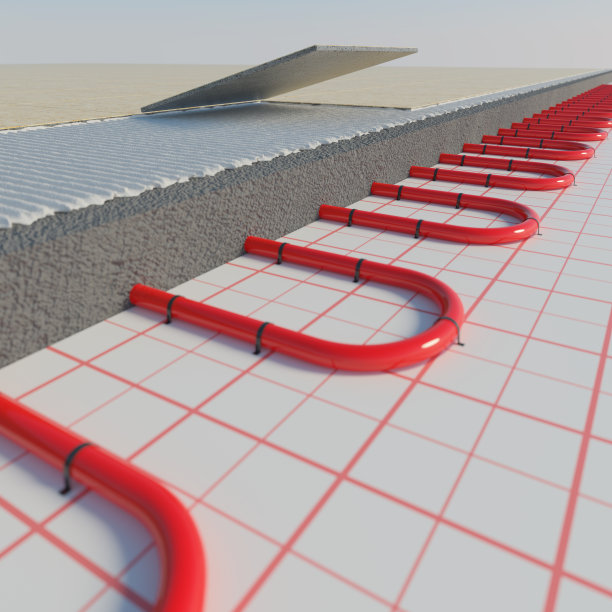 采暖地板分层。图片下载