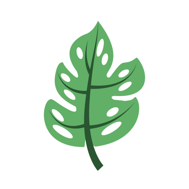 热带叶夏季图标图片下载