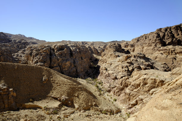约旦沙漠山地风光图片下载