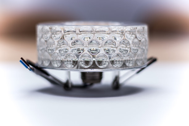 时尚的玻璃灯，圆形物体图片下载