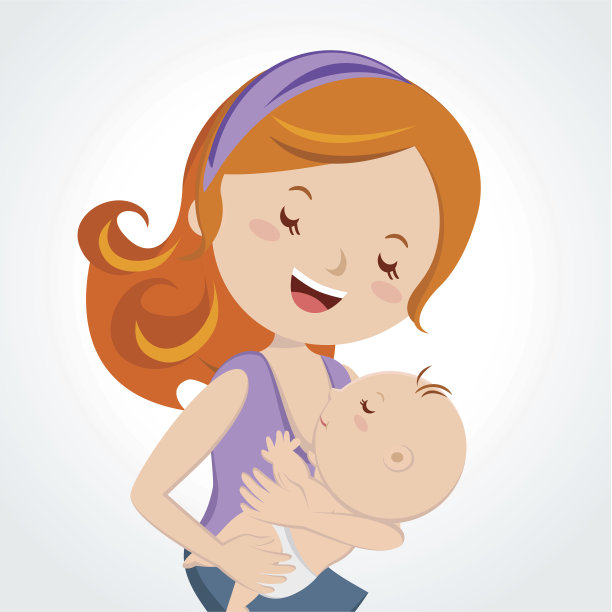 母亲的爱。母亲给婴儿喂奶。图片下载