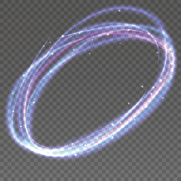 光的矢量轨迹素材图片