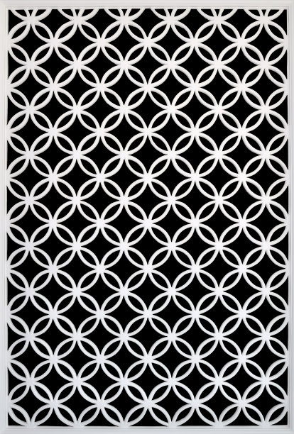 木制的白色格子图片下载