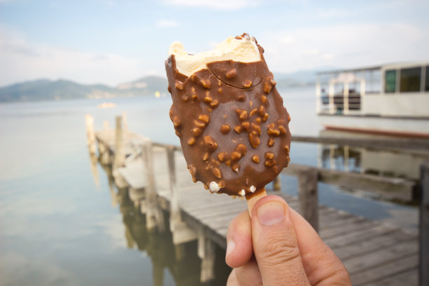 巧克力冰淇淋/手抓咬冰淇淋/手抓冰淇淋/手抓冰淇淋/冰淇淋图片下载