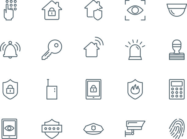 家庭安全图标图片下载