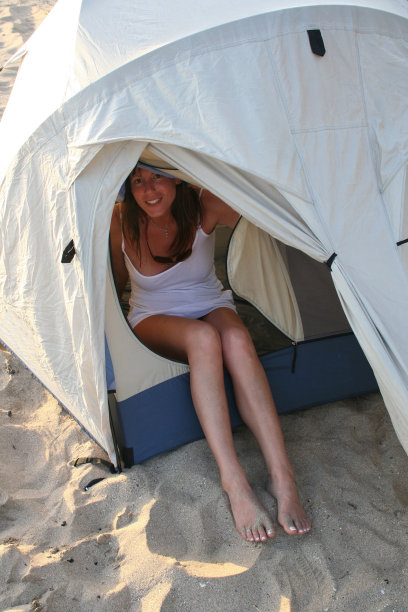 在夏威夷毛伊岛露营图片下载