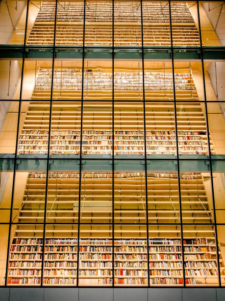 图书馆的书架图片下载