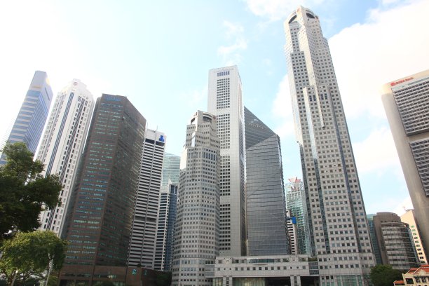 新加坡的天际线图片下载