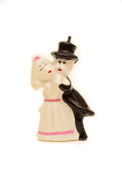 新婚夫妇蜡烛的形式图片下载