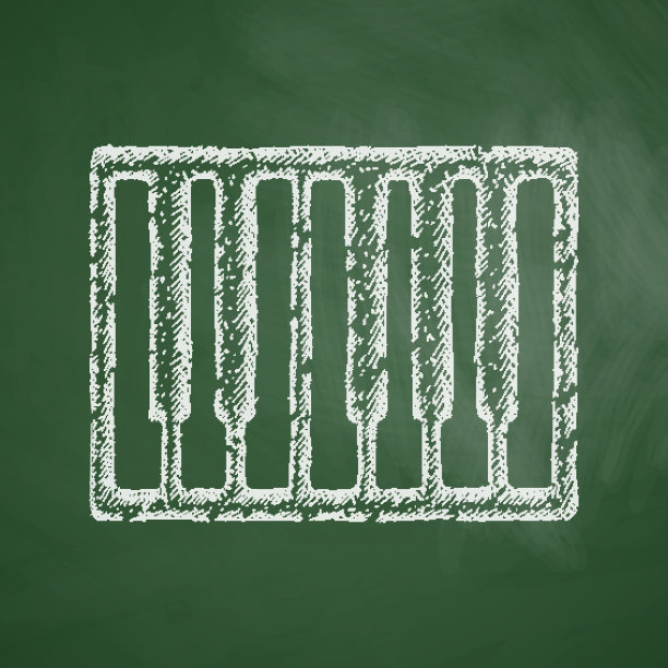 钢琴键图标图片下载