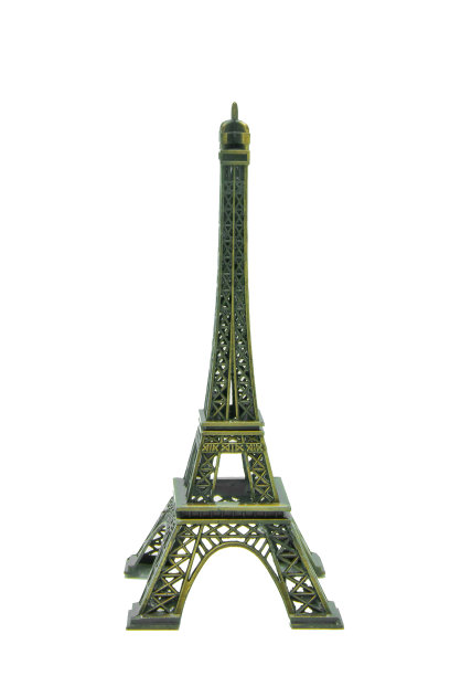 孤立的埃菲尔铁塔雕像图片下载