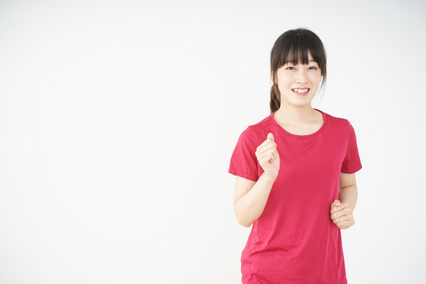 运行的年轻女子图片下载