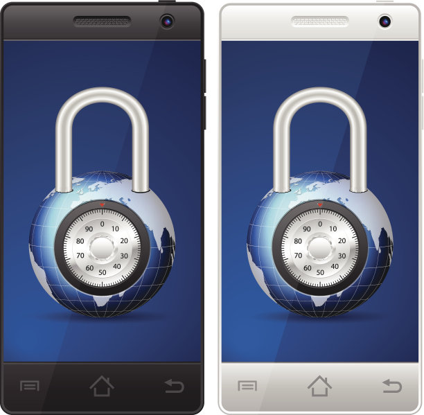 智能手机挂锁图片下载