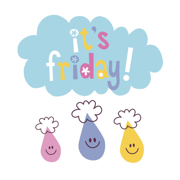 今天是星期五图片下载