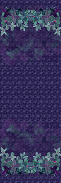 紫罗兰花水彩花束图片下载