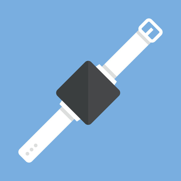 向量smartwatch。现代平面设计的智能手表概念。矢量图图片下载