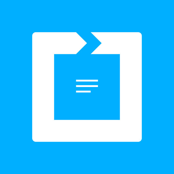 雪佛龙图表图标上的蓝色背景。——光滑的系列图片下载