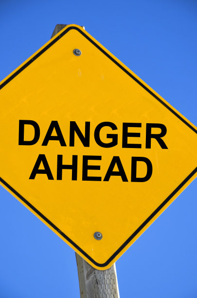 黄色的危险信号图片下载