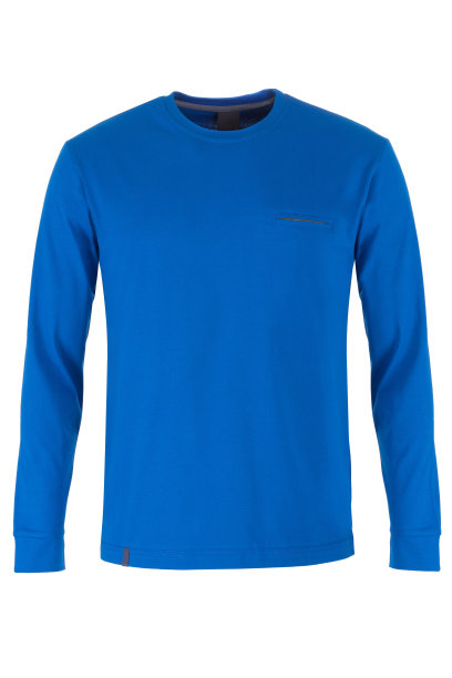 蓝色长袖t恤图片下载