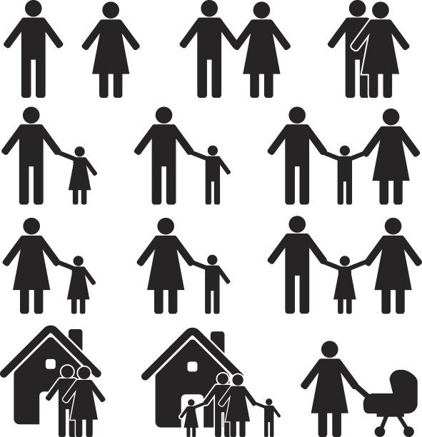 人家庭的图标图片下载