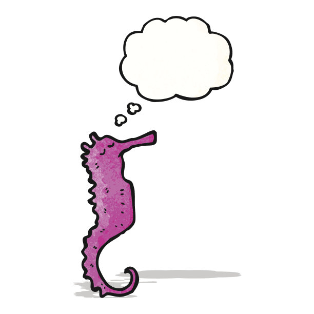 卡通海马图片下载