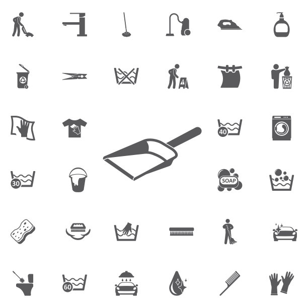 簸箕图标。图片下载