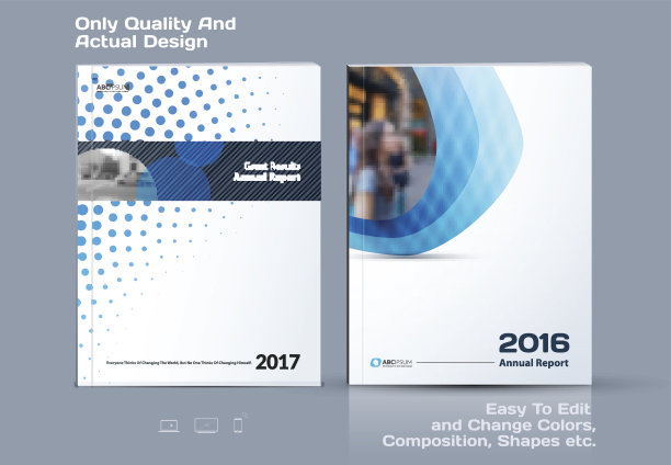 摘要年度报告，业务矢量模板图片下载