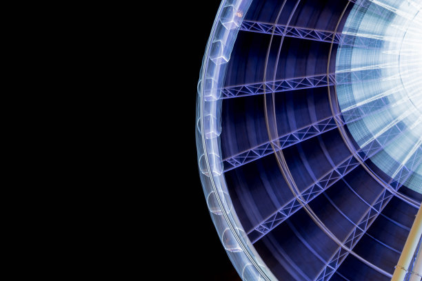 灯光轮的运动图片下载