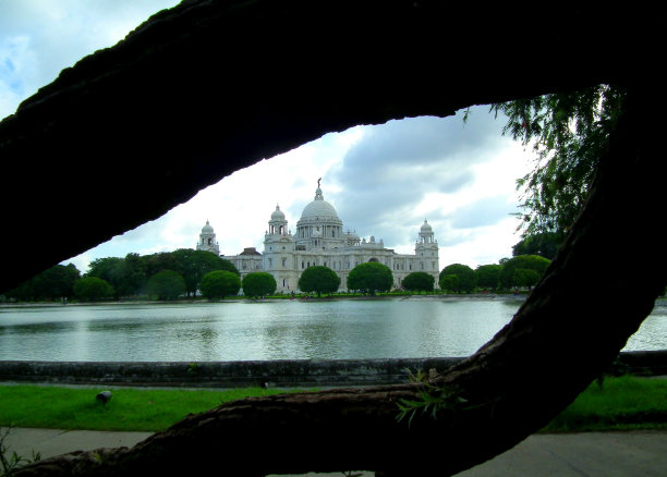 维多利亚纪念堂的独特景观图片下载