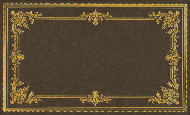 棕色皮革封面图片下载