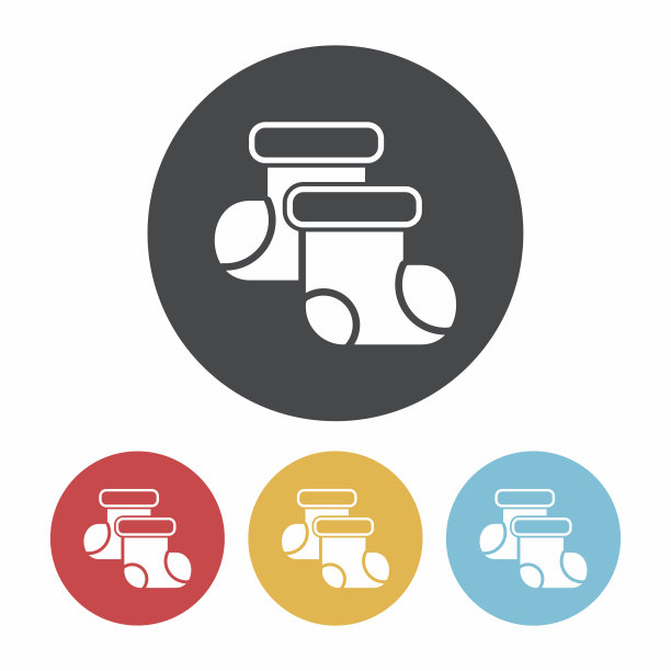 婴儿袜子图标图片下载