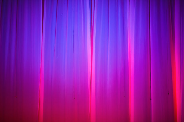 明亮的舞台幕布图片下载