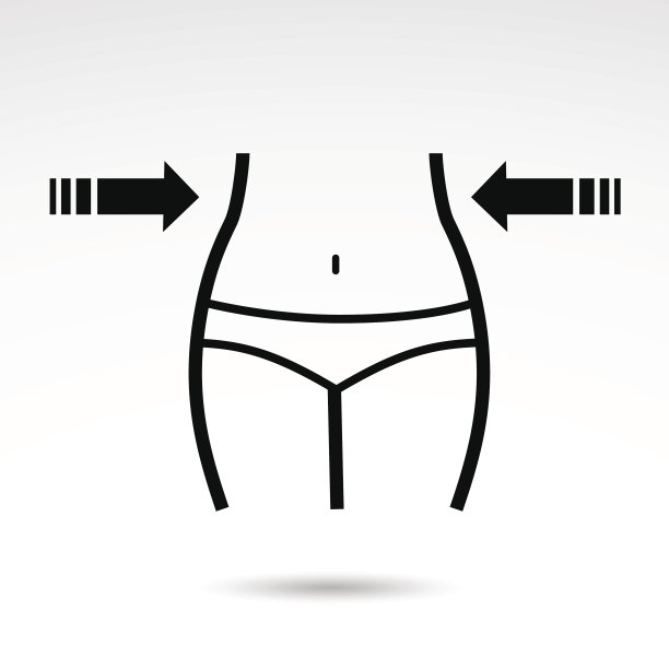 健身图标孤立在白色背景。图片下载