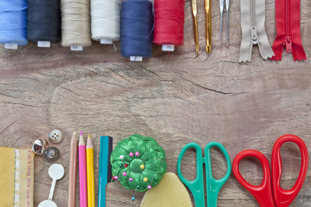 复制配件之间的空间，用于修理和固定布料，图片下载